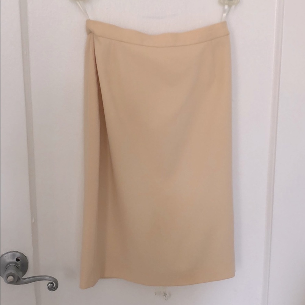 Escada Skirt in unique neutral lightweight wool
